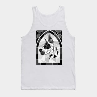 Stained Glass Harlequin Great Dane Tank Top